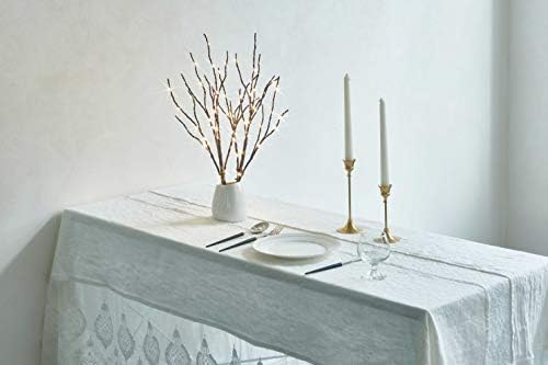 Fudios Lighted Branches with Timer 70 LED Fairy Lights 18in Battery Operated, Willow Branches with Lights for Vase Christmas Holiday Home Decor