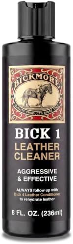 Bickmore Bick 1 Leather Cleaner 8 oz | Cleans dirt, oil, sweat, salt and water stains from all colored, white and black leather.