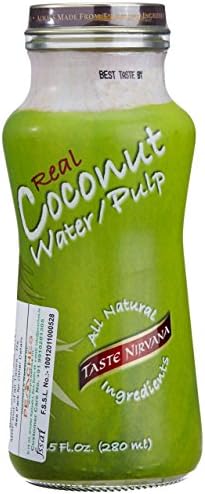 Taste Nirvana Coconut Water, With Pulp, 9.5 oz