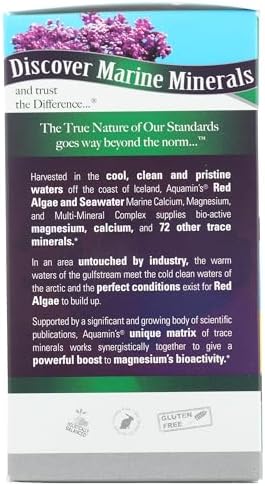 Nature's Answer Marine Based Magnesium, Super Concentrated 500mg | Plant Based | Red Algae & Seawater Derived | Alcohol-Free & Gluten-Free | Vegetarian Capsules 90ct