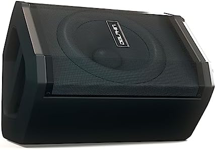 Dolphin Bluetooth Party Speaker with Wireless Microphone, 8" Woofer | 40W RMS, Tiltable Design, WaveSync TWS, LED Ring Light, USB/TF/AUX/FM