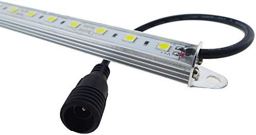 12" Blue 460nm LED Aquarium Fish Tank Light SMD5050 Waterproof IP67 | 18LEDs Aluminum LED Lighting 12V DC Grow Plant Light Bar Marine Reef Aquariums Lighs (No Adapter and Dimmer)