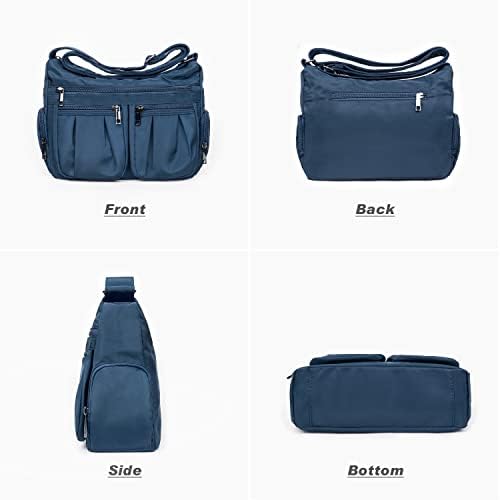 VOLGANIK ROCK Crossbody Purses for Women Shoulder Handbags Lightweight Waterproof Nylon Travel Bag Ladies Pocketbooks