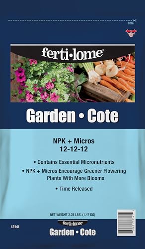 Fertilome (12141) Garden Cote Fertilizer 12-12-12 Slow Release, 4.5 lb