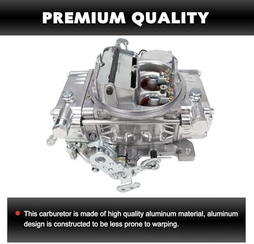 USTAR BR-67270 Carburetor Compatible with Holley Quick Fuel Brawler Carburetor 600 CFM 4 Barrel Square Bore Vacuum Secondaries with Electric Choke
