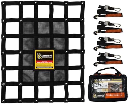 Heavy Duty Cargo Net - Truck Organizer-Interior-Roof Rack-Jeep-SUV- Baja-Camping -(GBN-100) 4' x 4'