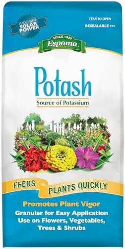 Espoma Potash 0-0-60 Potassium Fertilizer. Use for All Plants requiring Potash Supplement Including Trees, Shrubs