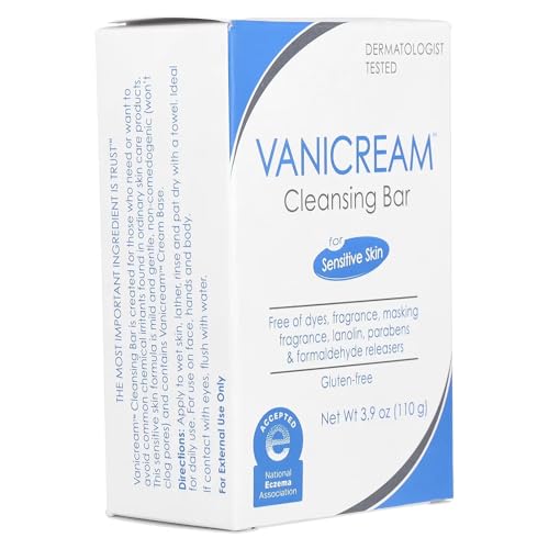 Pharmaceutical Specialties Vanicream Cleansing Bar 3.9 oz (Pack of 5)