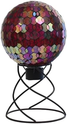 Echo Valley Products 8244 Helix Gazing Globe Outdoor Décor for Lawns and Gardens, Iridescent, 10 inches