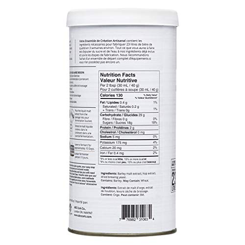 ABC Crafted Series Beer Making Kit | Brown Ale | Yields 40 Pints | Can