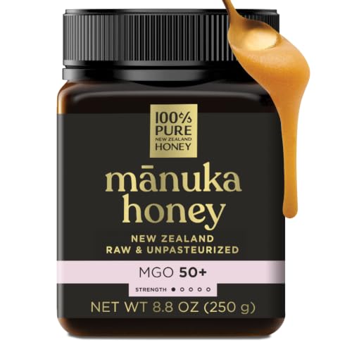 100% Pure New Zealand Manuka Honey MGO 70+ Monofloral Raw Honey 17.6 Oz