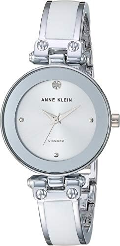Anne Klein Women's Genuine Diamond Dial Bangle Watch