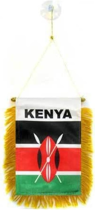 AZ FLAG Nicaragua Pennant 4x6 in 100D Polyester Suction Cup | Outdoor use Nicaraguan 15x10 cm triangular pennant stitched edges and reinforced finish