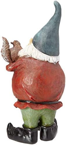 Design Toscano Garden Gnome Statue - Digger The Gnome - Outdoor Garden Gnomes - Funny Lawn Gnome Statues