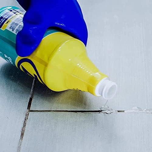 Zep Grout Cleaner and Brightener - 32 Ounce (1 Bottle) - ZU104632 - Deep Cleaning Formula Removes Old Stains From Grout