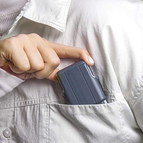 Carson MiniBrite 3x Power LED Lighted Slide Out Magnifier with Protective Sleeve (PO-25), gray