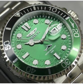 Invicta Pro Diver Men 43mm Stainless Steel Steel Green dial PC32 Quartz