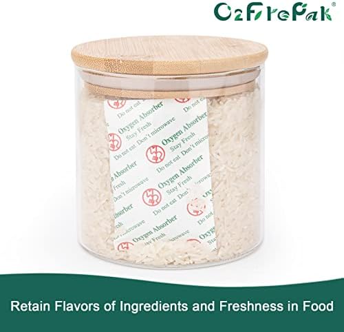 O2frepak 100CC(100Packets) Food Grade Oxygen Absorbers Packets Food Storage