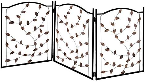 Etna Products TT Leaf Design Metal Pet Gate