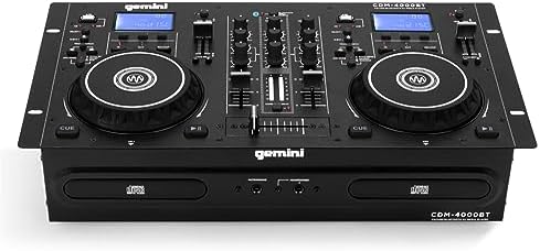Gemini Standalone DJ CD Player & Mixer with Bluetooth (CDM-4000BT)