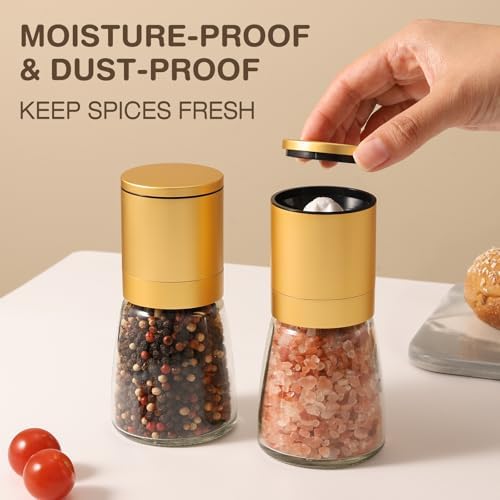 Vucchini Stainless Steel Salt and Pepper Grinder Set Manual