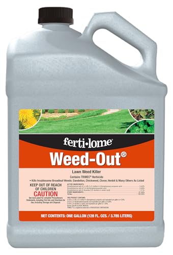 Fertilome (10515) Weed-Out Lawn Weed Killer Concentrate, 32 oz | Triclopyr liquid concentrate - Treats 200+ broadleaf weed species, 8,000 sq ft/pint - Lawn homeowners