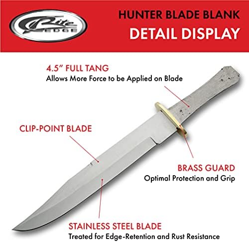 SZCO Supplies Hunter Blade Knife, 15-Inch, silver, BL-7717