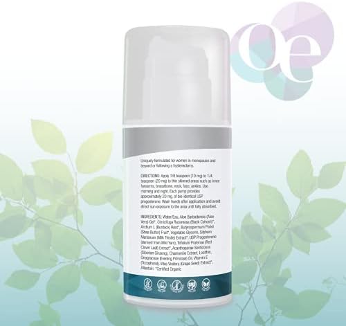 Balance Plus Therapy Organic USP Progesterone Cream Phytoestrogens 3.3 oz