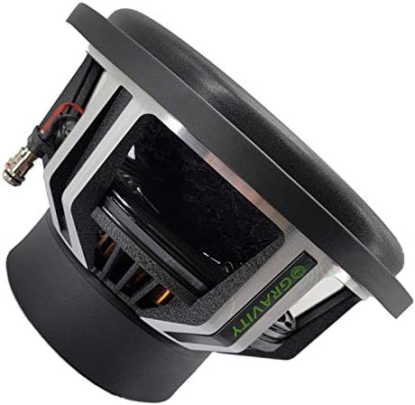Gravity Car Vehicle Subwoofer Audio Speaker - 15 Inch Competition Grade Pressed Paper Cone, 2 Ohm DVC, Advanced Air Flow
