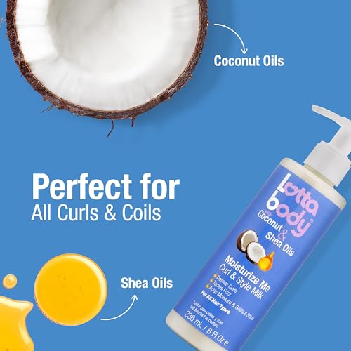 Lottabody Moisturize Me Curl and Style Milk with Coconut & Shea Oils