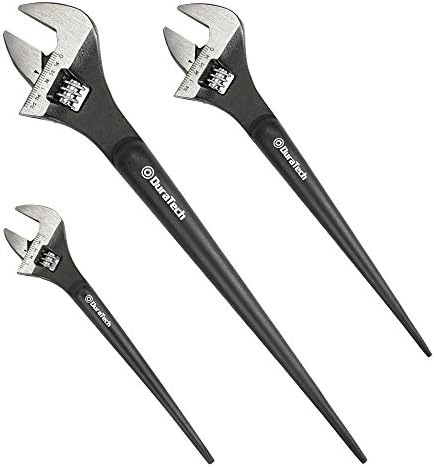DURATECH 8-Inch Adjustable Construction Spud Wrench