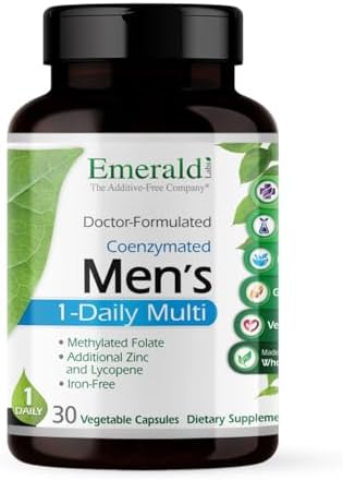 EMERALD LABS Men's 1-Daily Multi, 60 Capsules