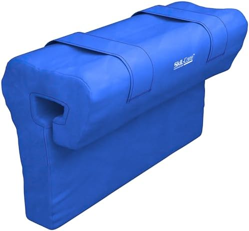 Skil-Care EZ On Foam Arm Trough, Lateral Wheelchair Support, Universal Fit | Wipe-Clean Nylon Cover, Rigid Insert, Left or Right Side, Torso Stabilization, Reduces Lateral Leaning, Facility and Home Use