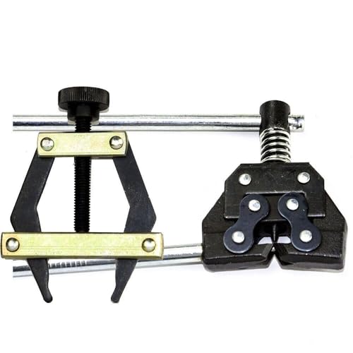 Roller Chain Tools Kit Fit #25#35#41#40#50#60 415H,428H, 520,530 Roller Chain, Holder/Puller+ Breaker/Cutter, Bicycle, Motorcycle