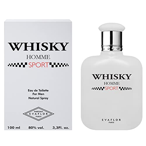 WHISKY SPORT Eau de Toilette for Men – Fresh and Energizing Scent with Mandarin