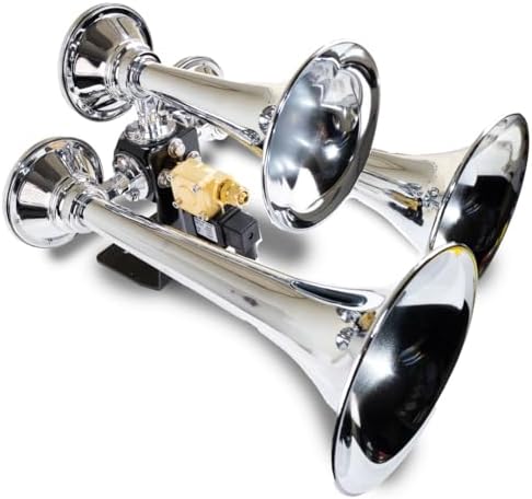 Air Horns 502 Triple Train Horn - Chrome