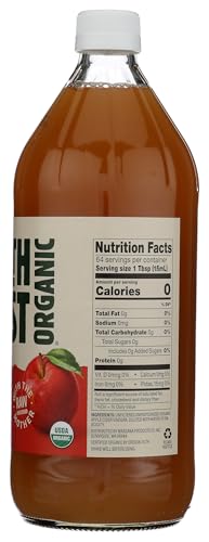 North Coast, Vinegar Apple Cider Raw Unfiltered Organic, 32 Fl Oz