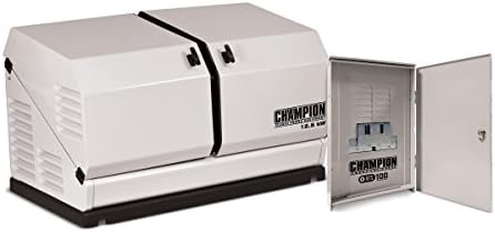 Champion Power Equipment 100177 8.5-kW Home Standby Generator with 50-Amp Outdoor-Rated Automatic Transfer Switch