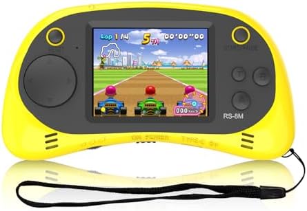 Kids Handheld Portable Video Game Player with 200 Games - 16 Bit 2.5 Inch Screen Mini Retro Electronic Machine for Boys Girls