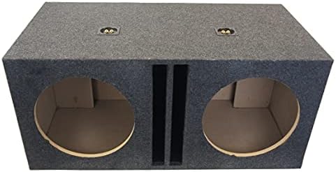 Dual 15" Inch Ported Sub Box SPL Bass Labyrinth Vent Subwoofer Enclosure | Competition low-end punch, holds 2 large drivers