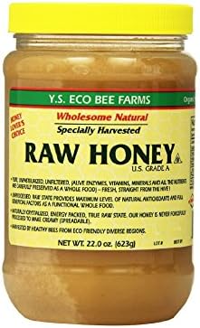Y.S. Eco Bee Farms Raw Honey - 22 oz, Pack of 2