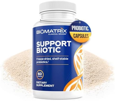 BioMatrix Saccharomyces boulardii Probiotic Supplement w/L. paracasei, L. rhamnosus, Bifidobacterium