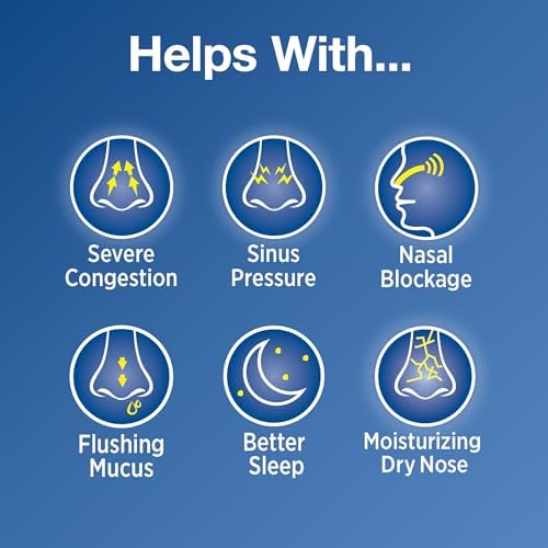 ARM & HAMMER Simply Saline Extra Strength Nasal Mist, 4.6 oz, 3-Pack | Severe Congestion Relief