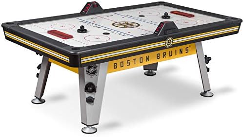NHL 84" Air Hockey Tables - New York Rangers, Boston Bruins, Detroit Red Wings - Wrap-Around Goal; LED Scoring; 4 Pucks & Pushers | Wrap-Around Goal