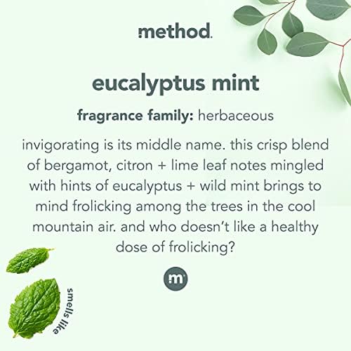 method Foaming Tub + Tile Cleaner, Eucalyptus Mint, 28 fl oz