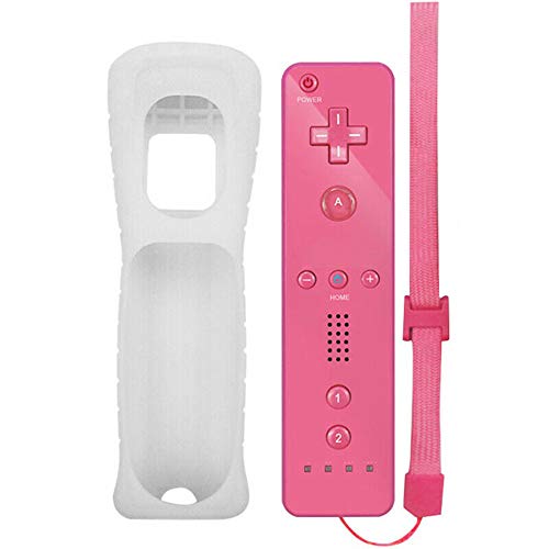 ChamZA Wireless Motion Remote Controller for Wii/Wii U, w/Soft Case & Hand strap (Red)