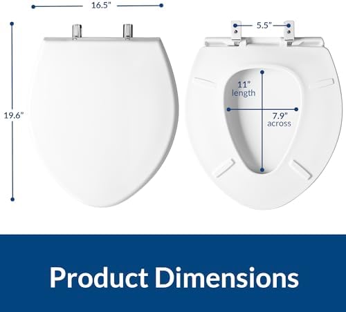 BEMIS 1000CPT Paramont Heavy Duty OVERSIZED Closed Front Toilet Seat with 1, 000 lb Weight limit will Never Loosen & Reduce Call-backs