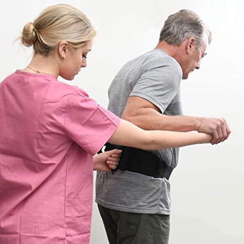 Medical king Gait Belt with 6 Handles Transfer Belt Fle to Unlock - 50" Holds up 500 LBS - or Lifting Seniors - Great Lift Belt for Elderly, Therapy