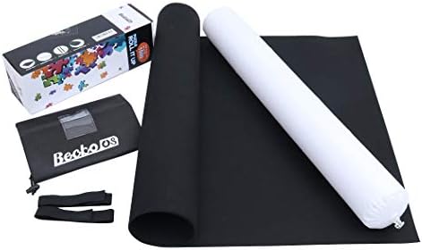 Becko US Puzzle Mat Roll Up with Drawstring Storage Bag, Felt Rollup Mat for Easy Transport & Storage