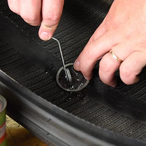 Slime 1022-A Tube Rubber Patch Kit, for Bikes and Other Inflatables, Contains, 5 Patches, Scuffer and Glue